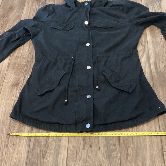 Ladies Medium Kismet (Bootlegger) 100% Cotton Coat Navy Blue - Picture 9 of 14